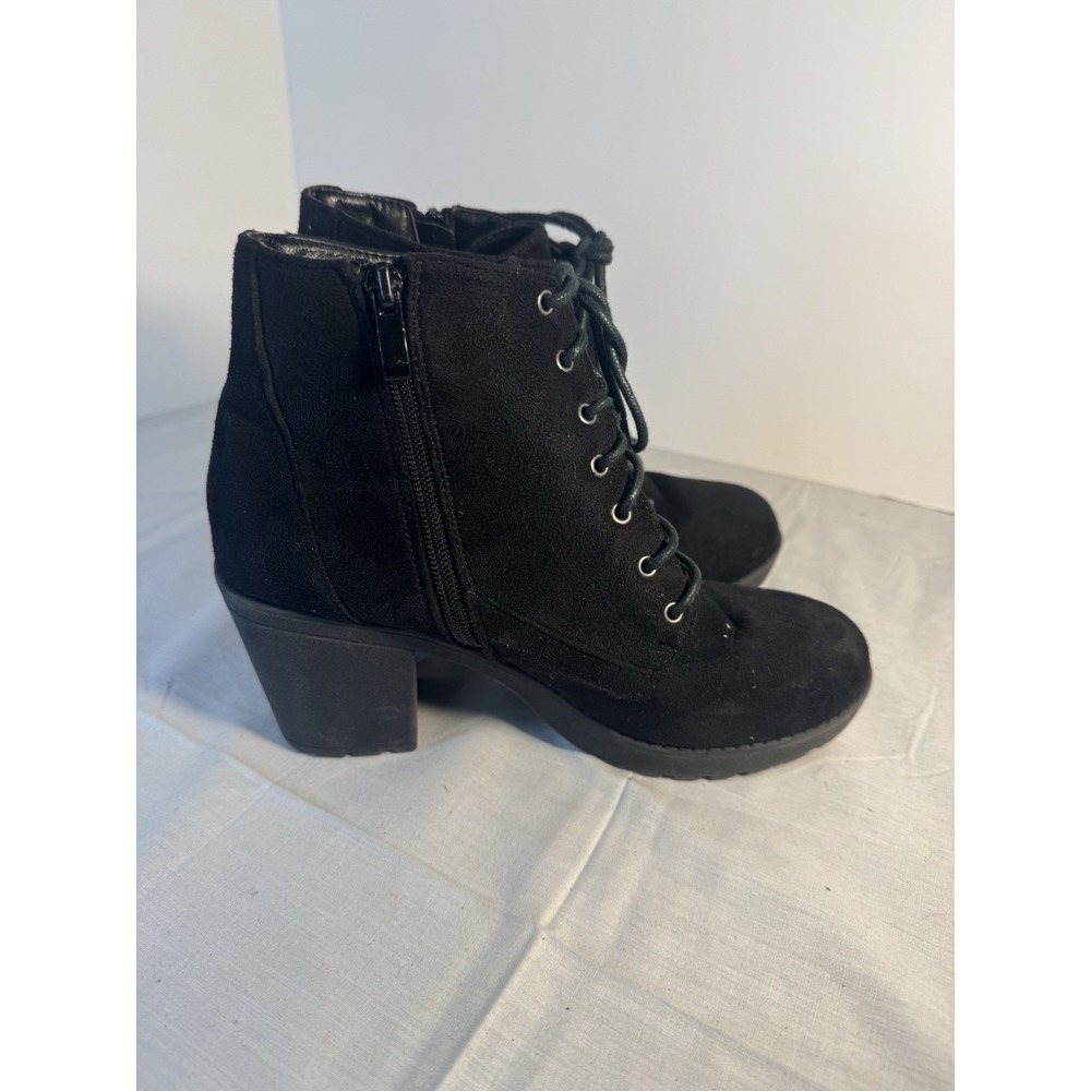 Top Mods Suede Women's Casual Zip Up Boots Size 8.5